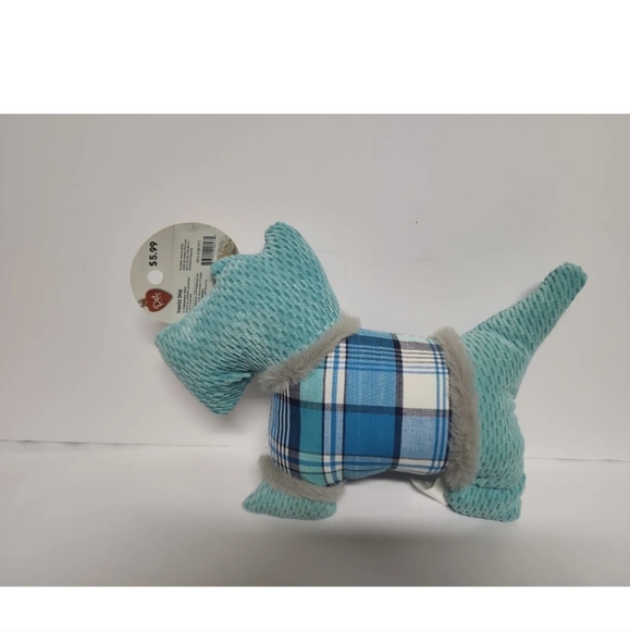 NEW Pet Central Blue Dog Reindeer CHEW TOY Makes Sound - Picture 2 of 4